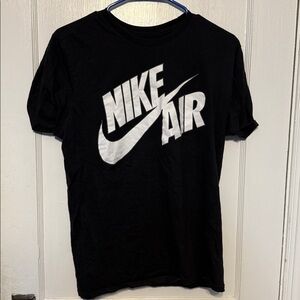 Nike Air Black Tee with White Logo